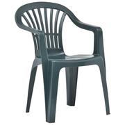 vidaXL Krzesła ogrodowe układane w stos, 45 szt., plastikowe, zielone
