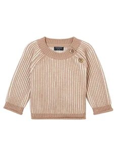 Noppies Sweter "Gan" w kolorze jasnobrązowym - Bluzy i sweterki niemowlęce - miniaturka - grafika 1