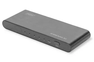 Digitus Rozdzielacz/Splitter HDMI 5-portowy 4K 60Hz UHD 3D HDR HDCP 2.2 audio (DS-45317) - Rozgałęźniki - miniaturka - grafika 4