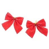 Ozdoby bożonarodzeniowe - Komplet kokard zdobionych mix - miniaturka - grafika 1