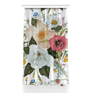 Gotowa zasłona na kółka Polny bukiet wzór 150x240, Fabricsy - Zasłony - miniaturka - grafika 1