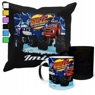 Gadżety dla niej i dla niego - ZESTAW KUBEK MAGICZNY + POSZEWKA Z PODUSZKĄ-BLAZE MEGAMASZYNY PREZENT+ IMIĘ - miniaturka - grafika 1