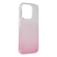 Etui i futerały do telefonów - Futerał SHINING do IPHONE 15 PRO transparent/róż - miniaturka - grafika 1