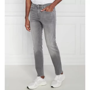 BOSS ORANGE Jeansy Taber Zip BC SP 1 | Tapered fit - Spodnie męskie - miniaturka - grafika 1