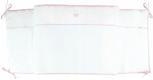 Ochraniacz na szczebelki do łóżeczka Miś różowy - Ochraniacze do łóżeczka - miniaturka - grafika 1