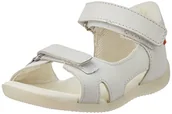 Buty dla dziewczynek - Kickers Sandały Binsia-2 dla dziewczynek, biały - 25 EU - miniaturka - grafika 1