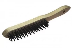 Szczotka ręczna 4-rzędowa 280 mm Wolfcraft - drut stalowy - Akcesoria do elektronarzędzi - miniaturka - grafika 1