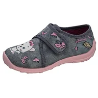 Kapcie damskie - Fischer Dziewczęce kapcie Boogy, Szary róża., 27 EU - miniaturka - grafika 1