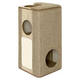 Jack and Vanilla Drapak dla kota Molly, 38x38x73 cm, brązowy - Legowiska dla kotów - miniaturka - grafika 1