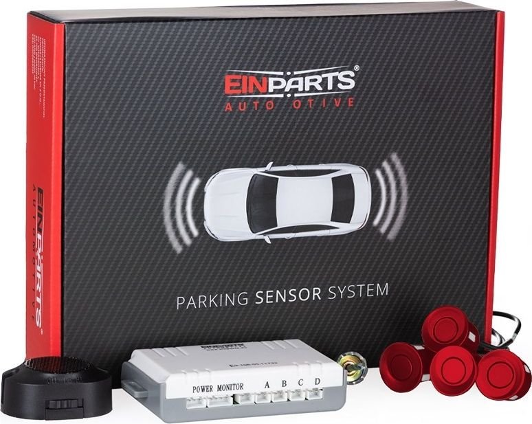 Einparts Automotive Czujniki parkowania na tył z buzzerem EINPARTS 22mm czerwone