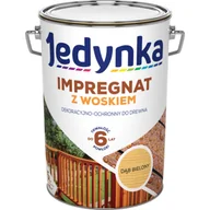 Farby i impregnaty do drewna - Jedynka Impregnat do drewna z woskiem Dąb Bielony 5 l - miniaturka - grafika 1