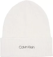 Czapki damskie - Calvin Klein Damska czapka dzianinowa Essential, Pianka lekarska, Rozmiar uniwersalny - miniaturka - grafika 1