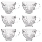 Filiżanki - Filiżanka do kawy herbaty na stopce zestaw 6 sztuk Altom Design Daisy - miniaturka - grafika 1