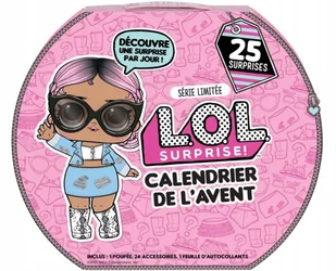 Kalendarz adwentowy L.o.l. Surprise! 25 el. - Lalki dla dziewczynek Kalendarz adwentowy L.o.l. Surprise! 25 el. - Lalki dla dziewczynek - miniaturka - grafika 1