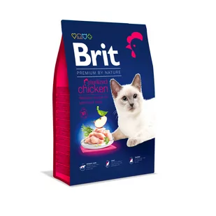 Brit Premium By Nature Sterilised Chicken 300g - Sucha karma dla kotów - miniaturka - grafika 1