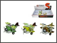 Samoloty i helikoptery - Hipo, Samolot wojskowy 11,5 cm z napędem ze światłemi i dźwiękiem, 4 kolory - miniaturka - grafika 1