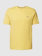 Koszulki męskie - T-shirt z bawełny z detalem z logo - miniaturka - grafika 1