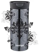 Kubki termiczne - Kubek termiczny Contigo Huron 470ml - Arabeska Black - Gunnmetal - miniaturka - grafika 1