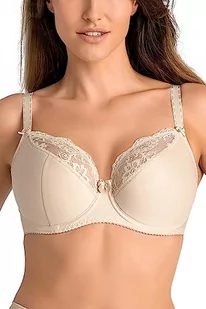 Teyli Damski biustonosz Semi Soft z koronką, beżowy, 70 l, beżowy, 70L - Biustonosze - miniaturka - grafika 1