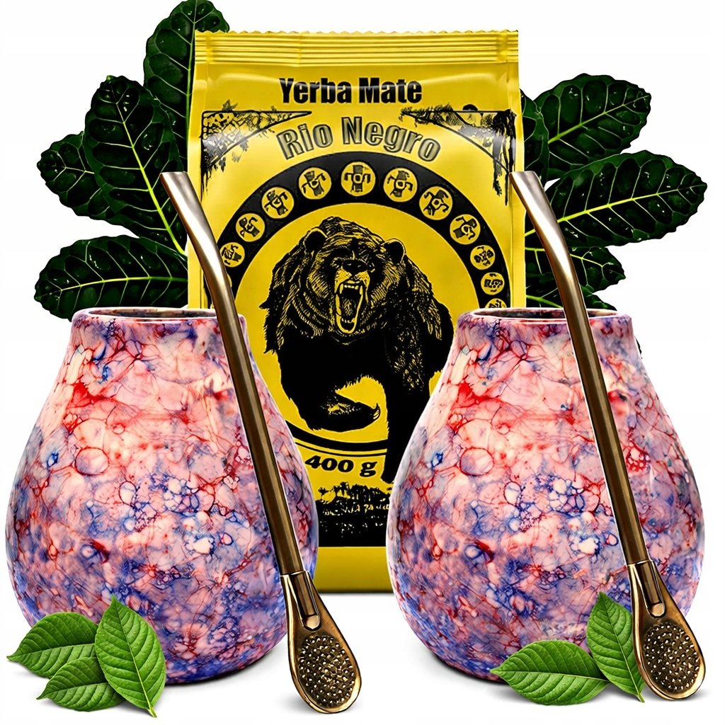 Zestaw dla Dwojga Yerba Mate Rio Negro 400g argentyńska energia