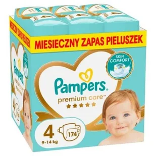 Pampers Pieluszki Premium Care 4, 9-14 kg, 174 szt. - Pieluchy - miniaturka - grafika 1