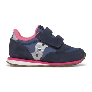 Saucony Originals Baby Jazz HL, Buty dziecięce Unisex, Navy Silver Pink, 26 EU - Buty dla dziewczynek - miniaturka - grafika 1