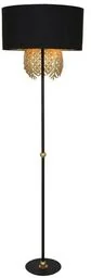 Lucande - Malviras Lampa Podłogowa Black/Gold Lucande - Lampy stojące - miniaturka - grafika 1