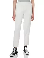 Spodnie damskie - Tommy Hilfiger Damskie spodnie z dzianiny zwężane Interlock Visc, Ecru, M - miniaturka - grafika 1