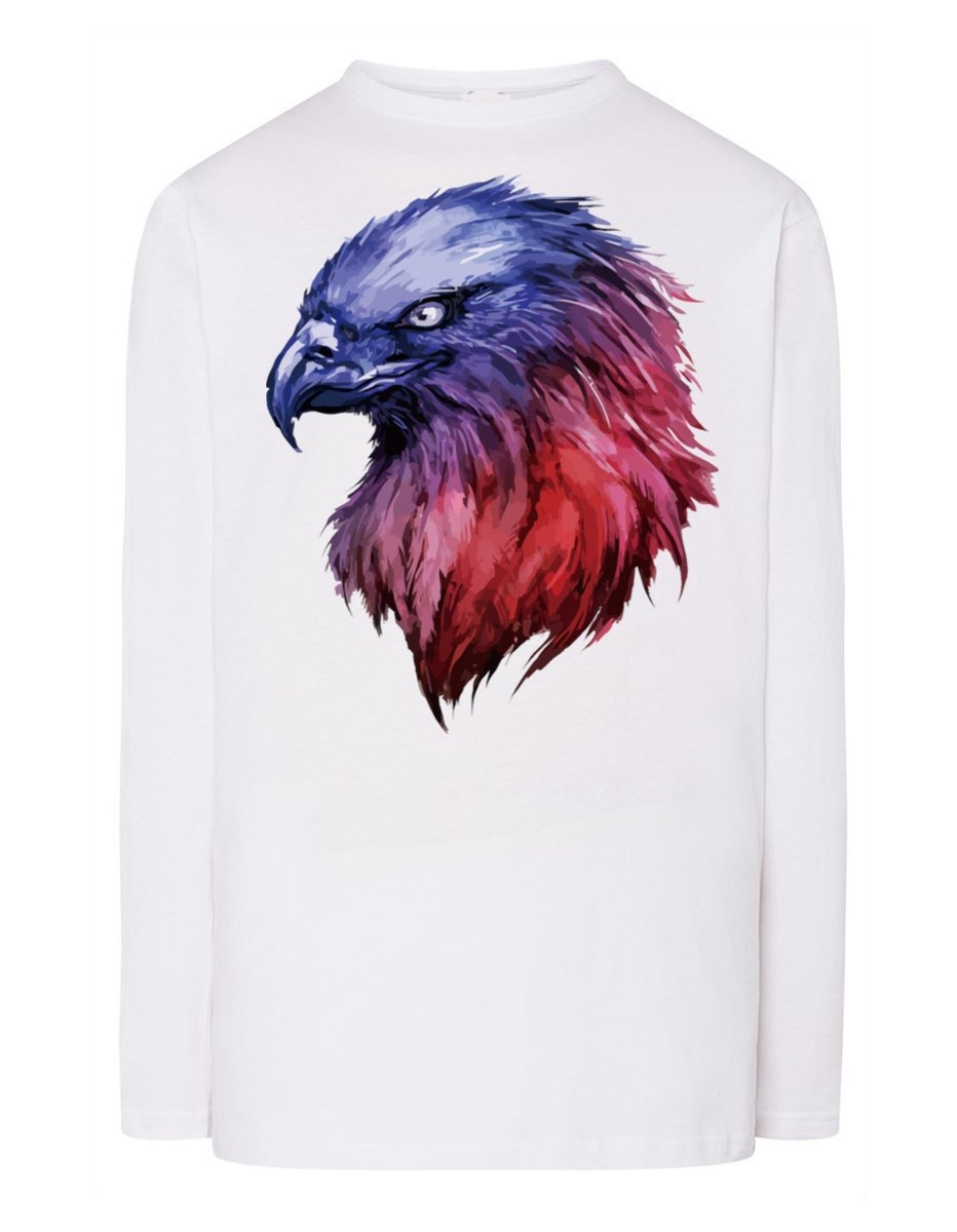 Longsleeve męski nadruk głowa ORZEŁ r.S
