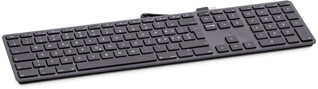 LMP Large Font USB Keyboard szara 24260