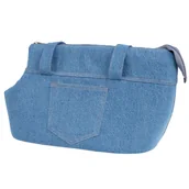 Sprzęt podróżny i transportery dla psów - Amiplay Denim Torba Transportowa L 42X26X30Cm Niebieska Dla Psa - miniaturka - grafika 1