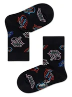 Skarpetki damskie - Happy Socks Skarpety "Rolling stones midnight ramble" w kolorze czarnym ze wzorem - miniaturka - grafika 1