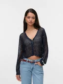 Swetry damskie - Vero Moda Kardigan w kolorze granatowym - miniaturka - grafika 1