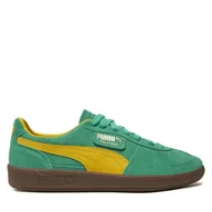 Sneakersy męskie - Sneakersy Puma Palermo 396463 18 Zielony - miniaturka - grafika 1