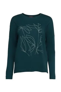 ESPRIT T-shirt damski, 305 / Emerald Green, XS - Koszulki i topy damskie - miniaturka - grafika 1