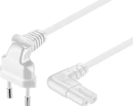 Kable komputerowe i do monitorów - Kabel zasilający MicroConnect Power Cord Notebook 5m White PE030750W - miniaturka - grafika 1