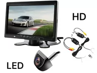 Car Video - NVOX HM 716 HD monitor zagłówkowy lub wolnostojący LCD 7" z kamerą cofania oraz moduł bezprzewodowy - miniaturka - grafika 1