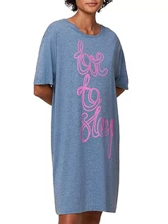 Piżamy damskie - Triumph Damska koszula nocna, Blue Combination, 40 - grafika 1