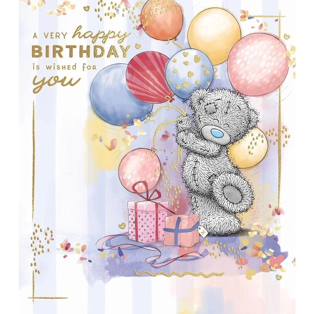 Karnet Urodziny A very happy birthday
