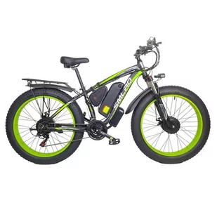 SMLRO XDC600 Electric Bike 26*4.0in All Terrain Fat Tires 1000W*2 Motors 55 km/h Max Speed 48V 22.4Ah Battery 140km Rang - Rowery elektryczne - miniaturka - grafika 1