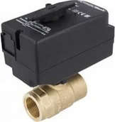 Zawory i kraniki - Afriso Zawór kulowy dwudrogowy z siłownikiem BEV, DN25, Rp1", Kvs 60 m3/h, 230 V AC, NC 9021300 - miniaturka - grafika 1