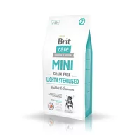 Sucha karma dla psów - Brit Care Mini Light&Sterilised Rabbit&Salmon 2 kg - miniaturka - grafika 1