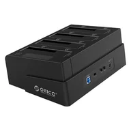 Stacje dokujące i replikatory portów - Orico Stacja dokująca do dysków HDD/SSD, 2,5''/3,5'', USB 3.0, SATA z funkcją klonowania (czarna) 022984 - miniaturka - grafika 1