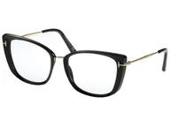 Okulary korekcyjne, oprawki, szkła - Dioptrie szkieł Tom Ford FT5816B 001 - miniaturka - grafika 1