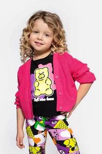 Swetry dla dziewczynek - Coccodrillo kardigan dziecięcy kolor różowy - grafika 1