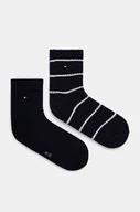 Skarpetki damskie - Tommy Hilfiger skarpetki 2-pack damskie kolor granatowy 701229866 - miniaturka - grafika 1