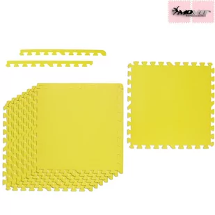 ŻÓŁTA MATA POD SPRZĘT DO ĆWICZENIA SIŁOWNI - Maty do ćwiczeń - miniaturka - grafika 2