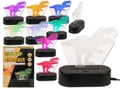 Dekoracje domu - Lampka Dinozaur LED zmieniająca kolory - miniaturka - grafika 1