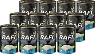 Mokra karma dla kotów - Mokra karma dla kota Rafi Cat Adult z dorszem zestaw 12 x 400 g - miniaturka - grafika 1