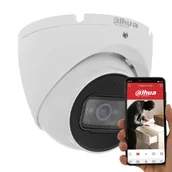 Kamery IP - Biała kamera IP DAHUA IPC-HDW1530T-0280B-S6-WHITE 5MPx IR30 Mikrofon - miniaturka - grafika 1